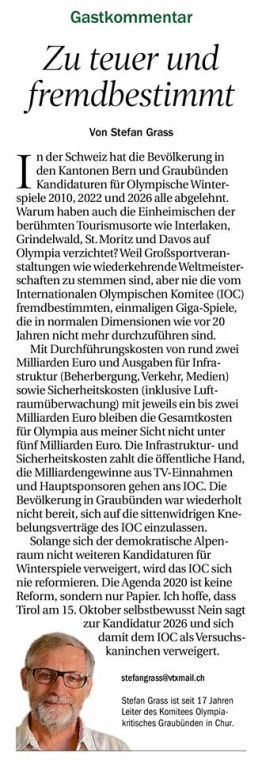 Artikel in Tiroler Tageszeitung vergrössern...