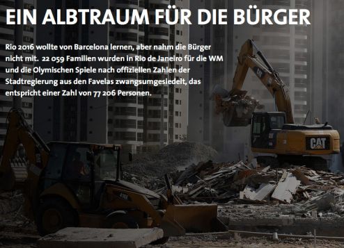 Widerstand gegen Olympia und WM...