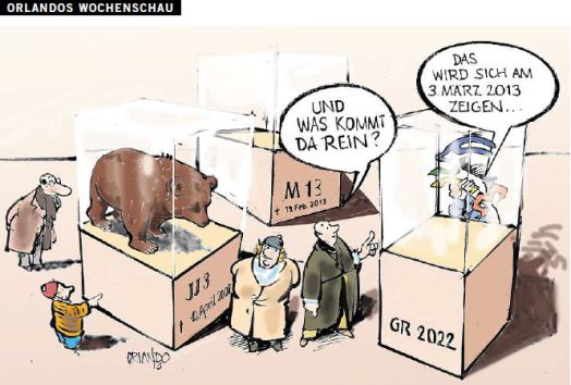 Orlandos Wochenschau: Es hat sich gezeigt, siehe oben!