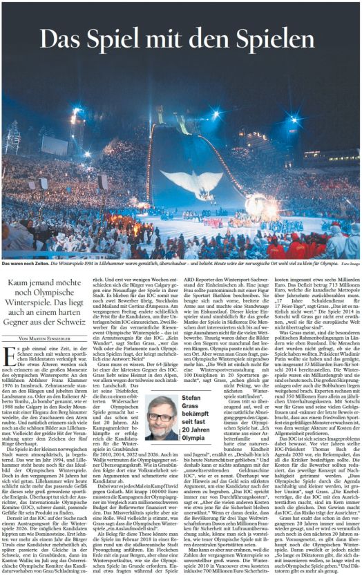 Artikel im TAGESSPIEGEL am 13.01.2019: Vergrössern...